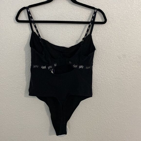 NWT- YITTY- Spotlight shaping Demi cup bodysuit-Shimmered Iconic black- Size Med - Picture 5 of 13